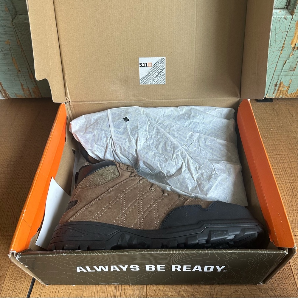 NIB 5.11 Men's Cable Hiker Carbon-Tac Safety Toe Boots Military and Tactical 13 - Picture 2 of 8